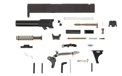 Glock® 26 Compatible Pistol Build Kit with Front & Rear Serrated Slide | Polymer80 For Sale - Polymor 80 Inc